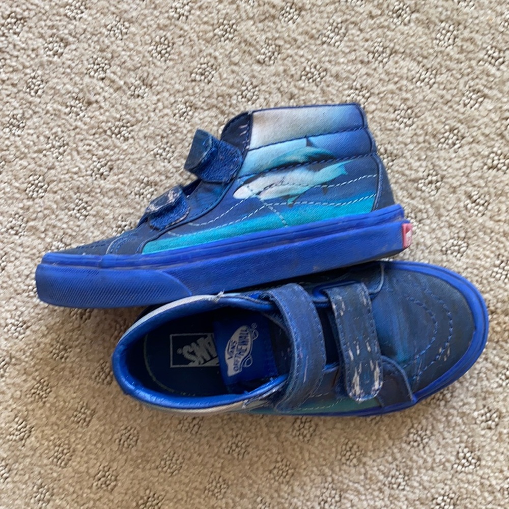 Boys Shark Week Vans